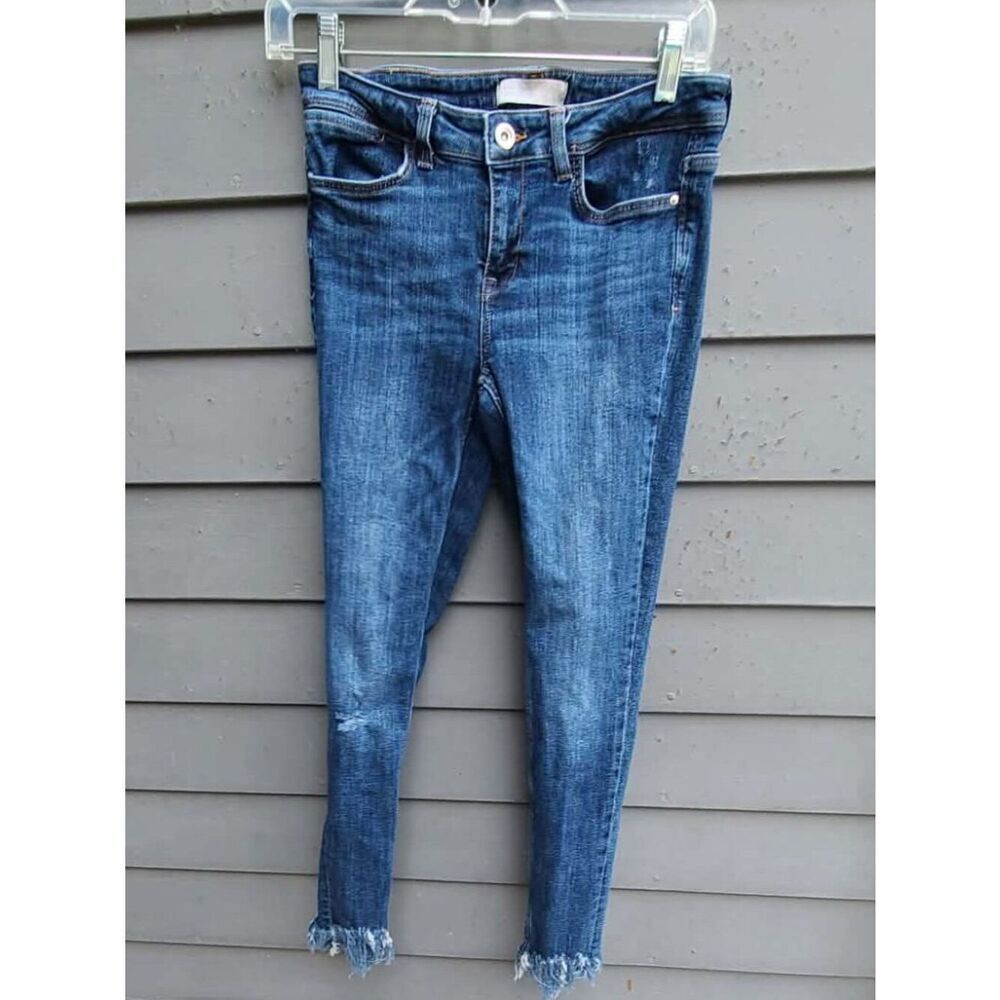 Zara Leggins with Frayed Hems size 4